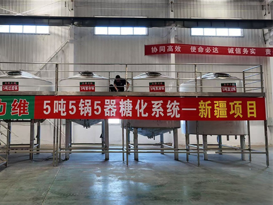 炎陵精酿啤酒设备厂—5吨精酿啤酒设备—新疆项目